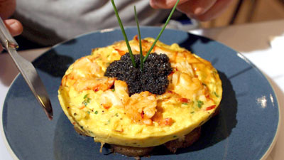 The Costliest Omelet Has Caviar On Top!